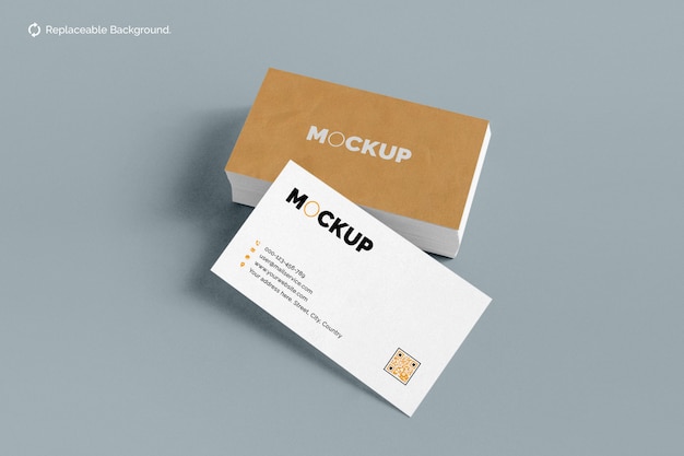 Download Double sided business card mockup | Premium PSD File