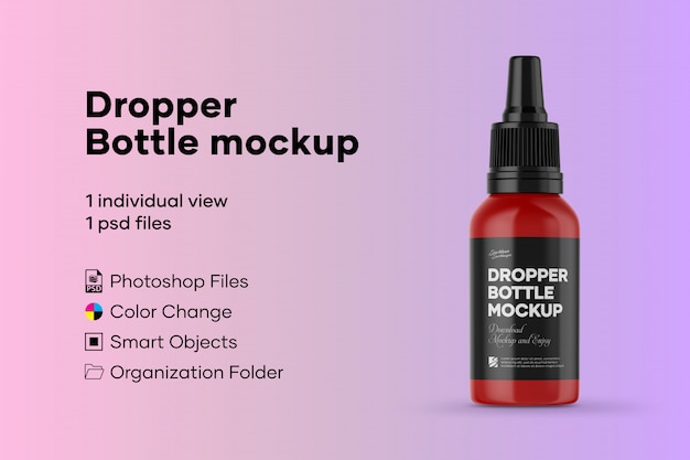 Download Dropper bottle mockup | Premium PSD File