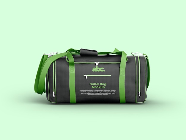 Premium PSD | Duffel bag mockup