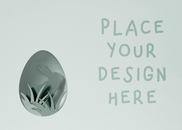 Download Free PSD | Easter card mockup
