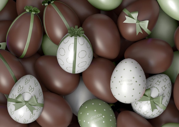 Download Premium Psd Easter Chocolate Egg Mockup