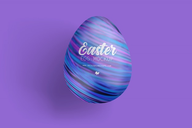 Easter egg mockup, top view | Premium PSD File