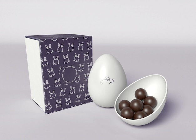 Download Premium Psd Easter Egg Package Mockup