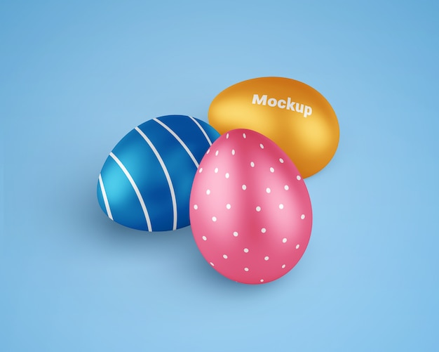 Download Easter eggs mockup | Premium PSD File
