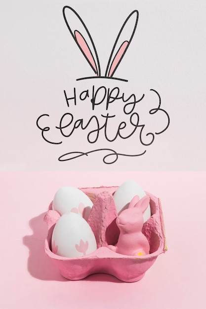 Easter mockup with copyspace for text or logo PSD file ...