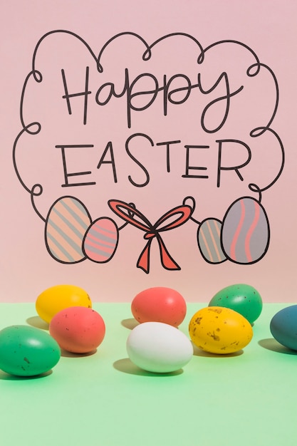 Download Easter mockup with copyspace for text or logo PSD file | Free Download