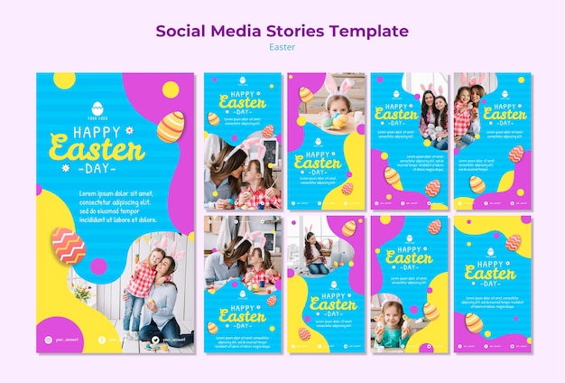 Download Free Psd Easter Social Media Stories Template Yellowimages Mockups