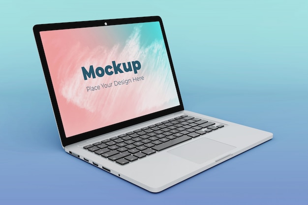 Download Premium PSD | Editable laptop screen mockup design template