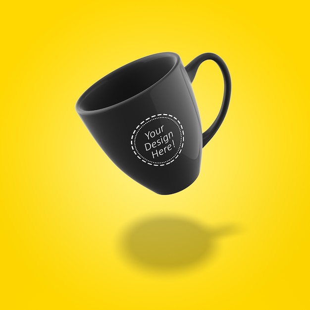 Download Editable mockup design template single bistro cafe mug ...