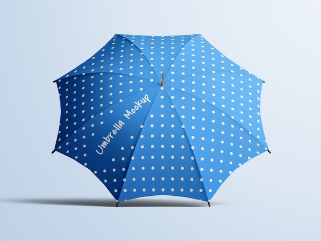 Download Premium PSD | Editable opened umbrella mockup isolated