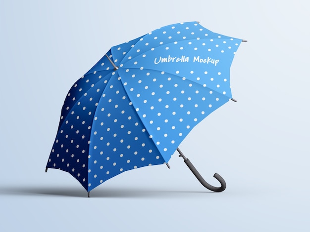 Download Premium PSD | Editable opened umbrella mockup isolated