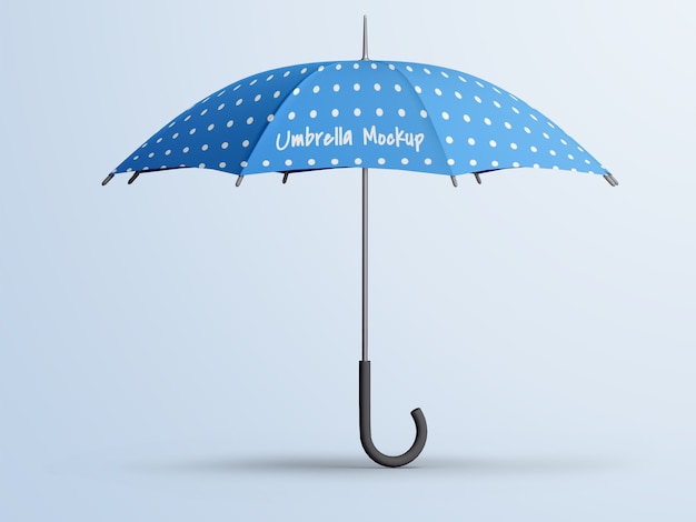 Download Premium PSD | Editable opened umbrella mockup isolated