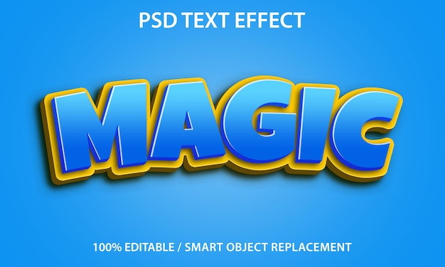 magic theme text styles photoshop