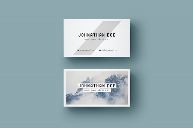 Download Free PSD | Elegant business card mock up PSD Mockup Templates