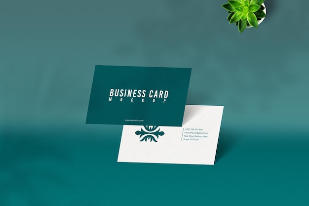 Premium Psd Elegant Business Card Mockup