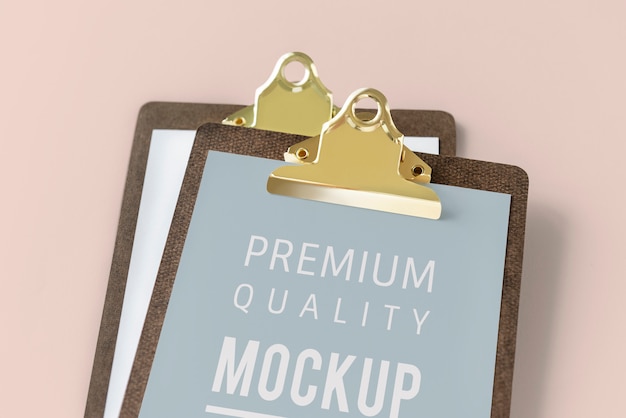 Download Free PSD | Elegant clipboard mockup