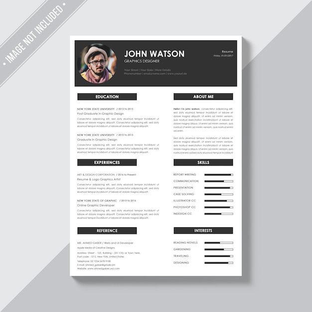 Free Download 15 Template Cv Kreatif Word Psd Dll Dyp Im