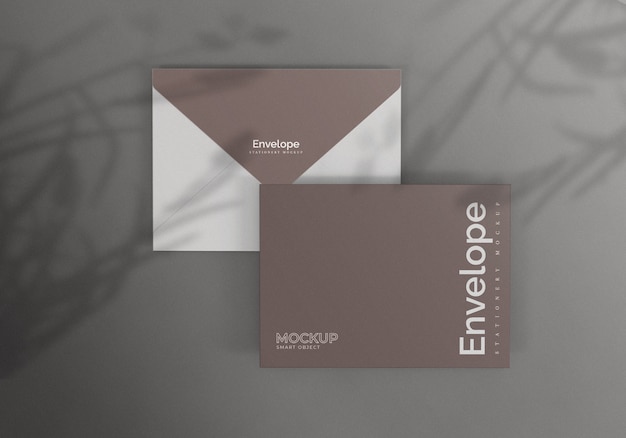 Download Elegant envelope mockup design | Premium PSD File