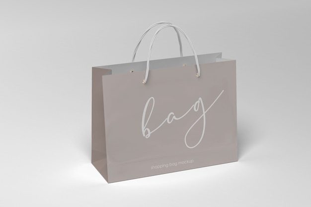 Premium PSD | Elegant shopping paper bag mockup