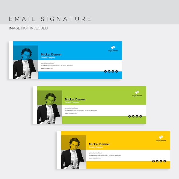 Download Free Email Signature Premium Psd File Use our free logo maker to create a logo and build your brand. Put your logo on business cards, promotional products, or your website for brand visibility.