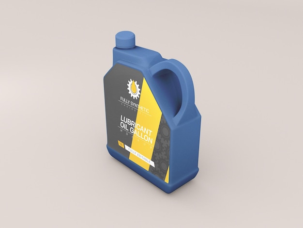 Download Free PSD | Engine oil plastic bottle packaging mockup