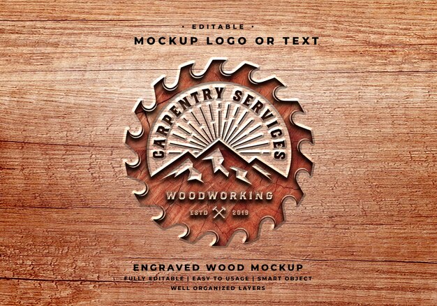 Download Free Engraved Wooden Logo Mockup Premium Psd File Use our free logo maker to create a logo and build your brand. Put your logo on business cards, promotional products, or your website for brand visibility.