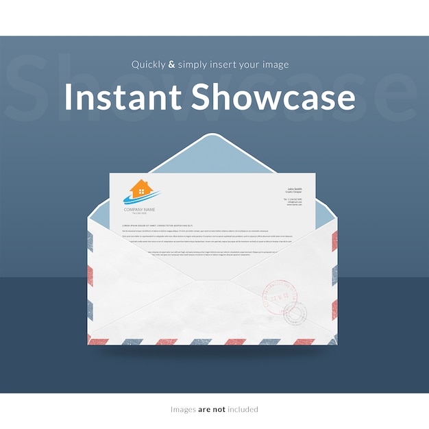 Envelope mock up PSD Template