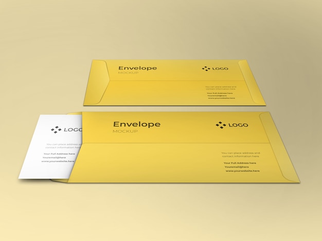 Download Envelope mockup template | Premium PSD File
