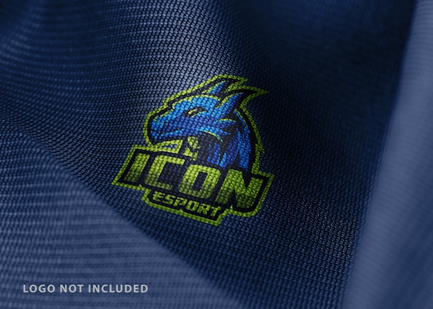 Esport logo fabric mockup | Premium PSD File