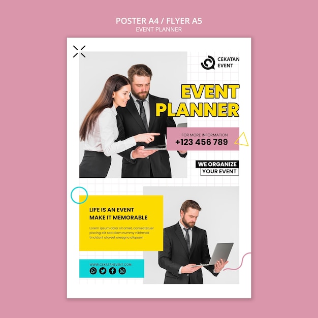Free Psd Event Planner Flyer Template