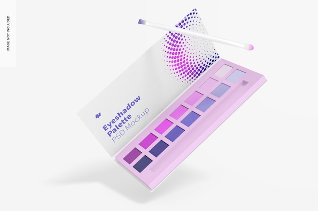 Download Premium Psd Eyeshadow Palette Mockup Floating