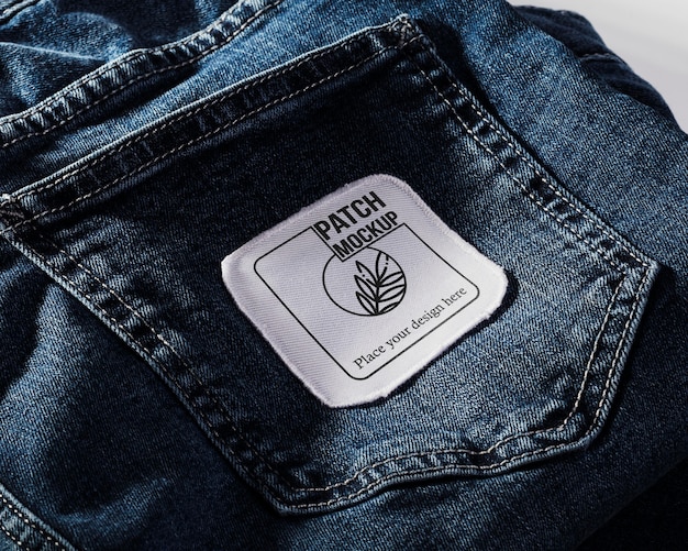 Download Patch Mockup Free : Embroidered Patch Mockup By Mr Mockup On Dribbble / The background and the ...