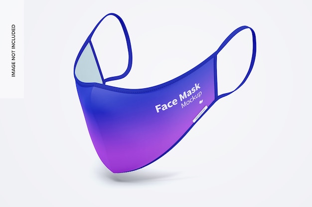 Download Premium PSD | Face mask mockup 03