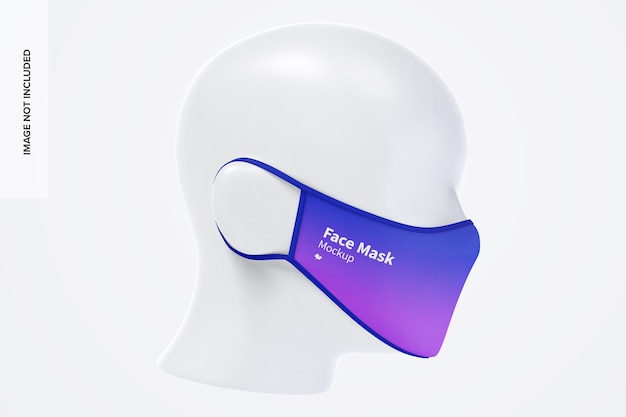 Download Premium PSD | Face mask mockup