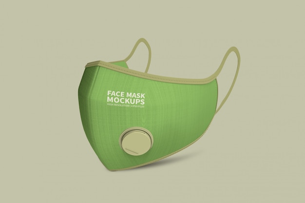 Download Face mask mockup | Premium PSD File PSD Mockup Templates