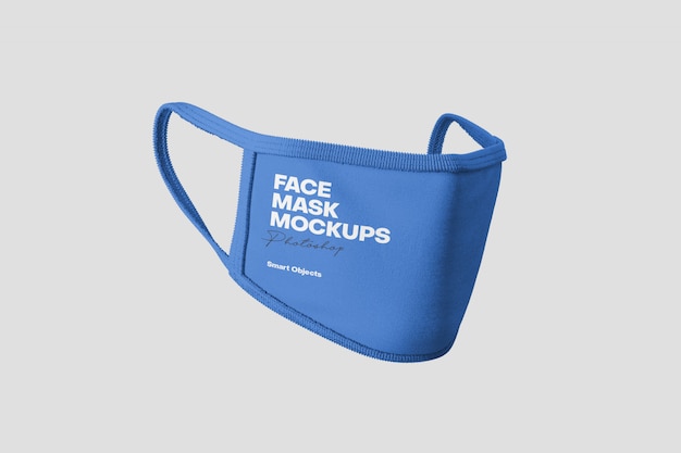 Face mask mockup Premium Psd