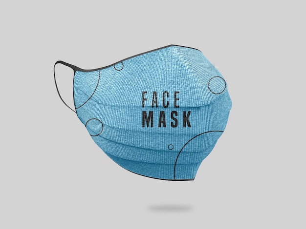 Download Free Psd Face Mask Mockup