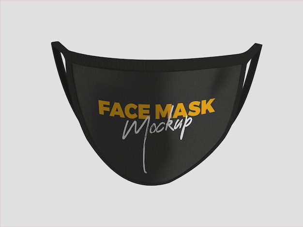 Premium PSD | Face-mask-mockup