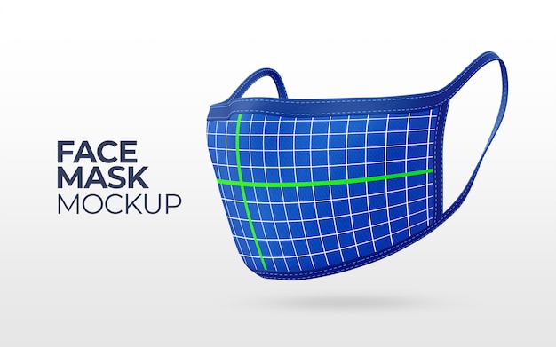 Download Face mask premium psd mockup | Premium PSD File PSD Mockup Templates