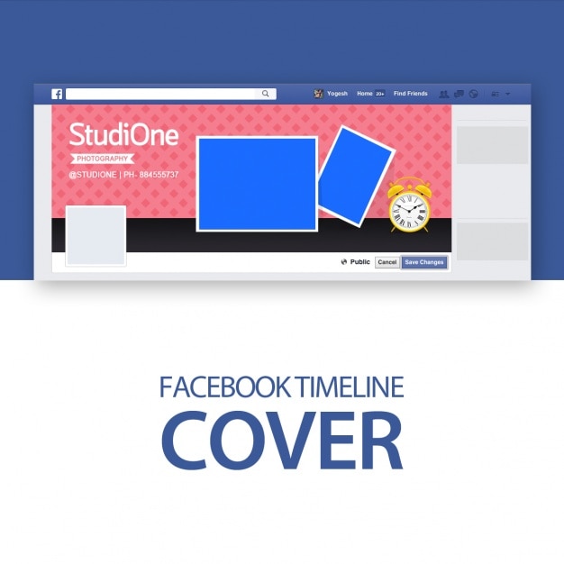 facebook cover psd free