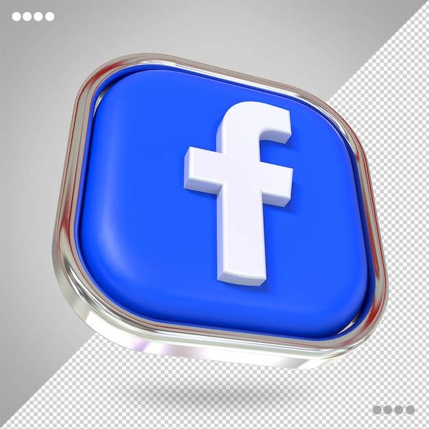 Premium Psd Facebook Logo Social Media D Styles