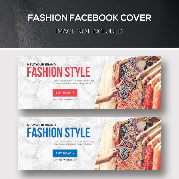 Premium PSD  Fashion facebook covers