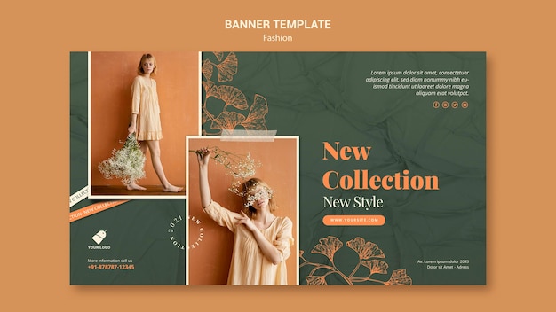 Premium Vector Fashion Web Banner Template - Vrogue