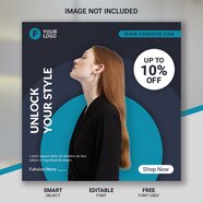 Premium PSD Fashion Social Media Post Template