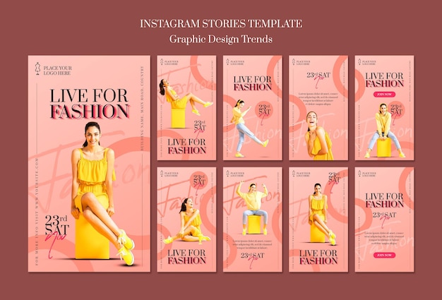 Free PSD | Fashion store template