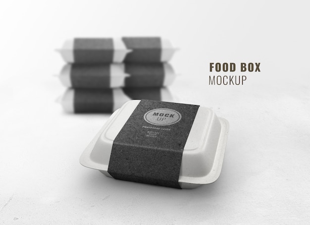 Download Premium PSD | Fast food box delivery and tower box mockup ...