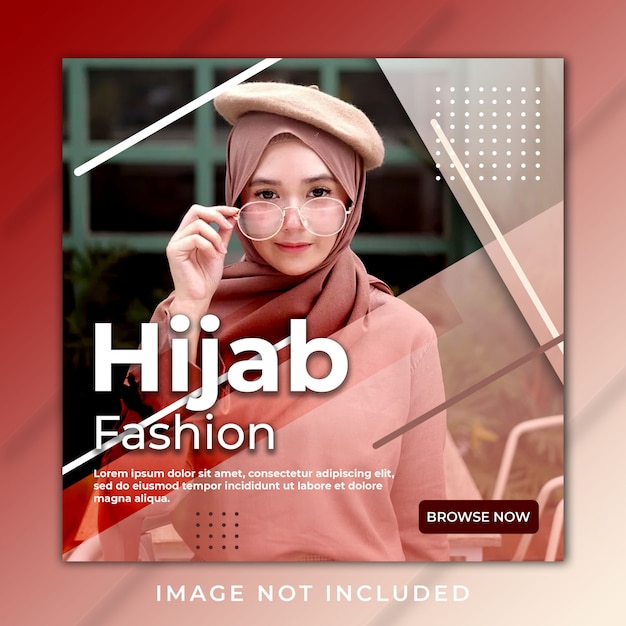 Download Feed hijab fashion template | Premium PSD File