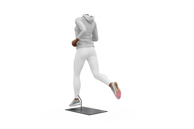 Download Female sport outfit mock-up isolated PSD file | Free Download