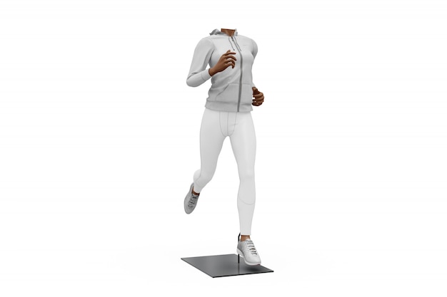 Download Female sport outfit mock-up isolated PSD file | Free Download