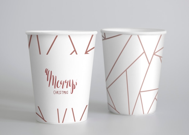 Download Festive paper cup mockup PSD file | Free Download PSD Mockup Templates